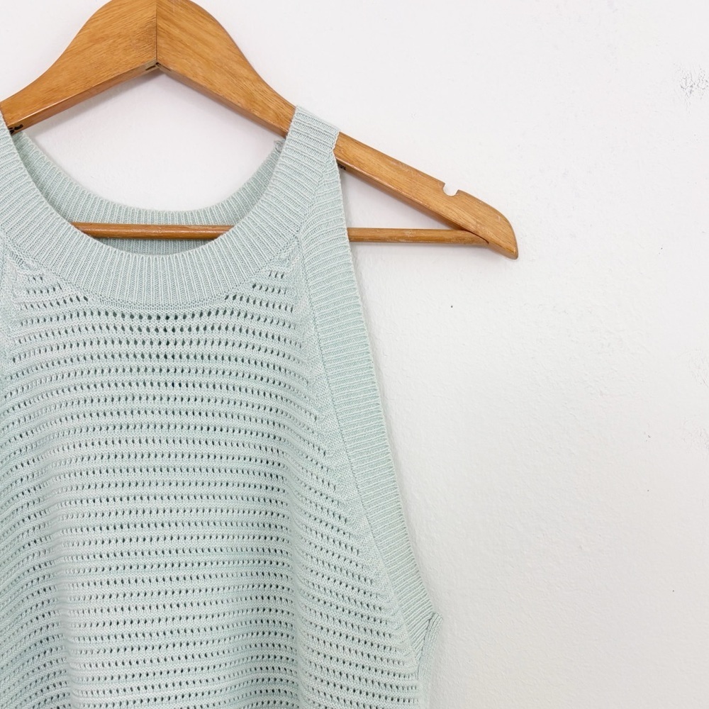 Ann Taylor Light Green Sleeveless Sweater - Picture 4 of 15